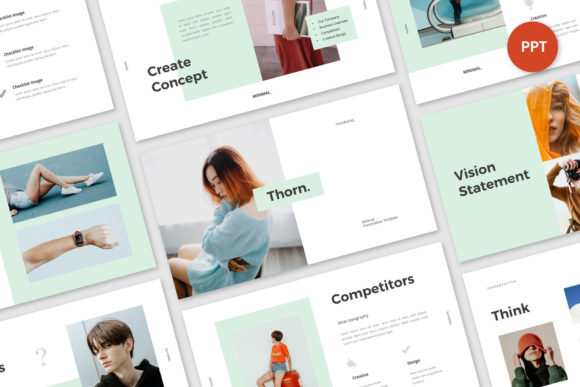 Download Lookbook Minimal - PowerPoint - Premium Resources
