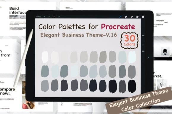 Download Procreate Color Palettes-Elegant Biz V16 - Biz Collection