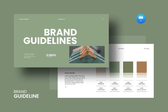 Download Brand Guidelines Keynote Template - Keynote template Collection