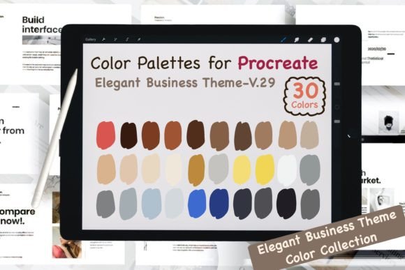 Download Procreate Color Palettes-Elegant Biz V29 - Biz Collection