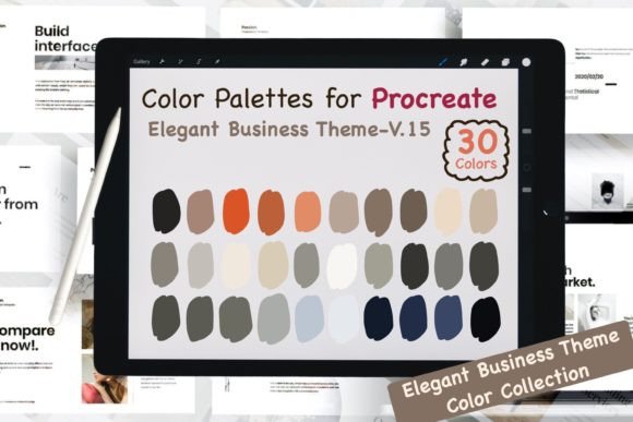 Download Procreate Color Palettes-Elegant Biz V15 - Biz Collection