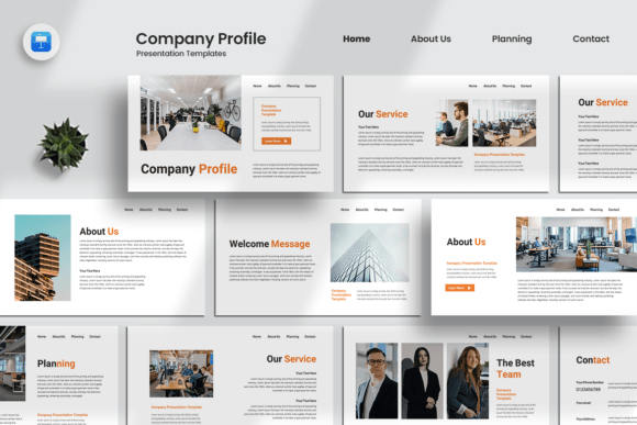 Download Company Profile - Keynote Template - Keynote template Collection
