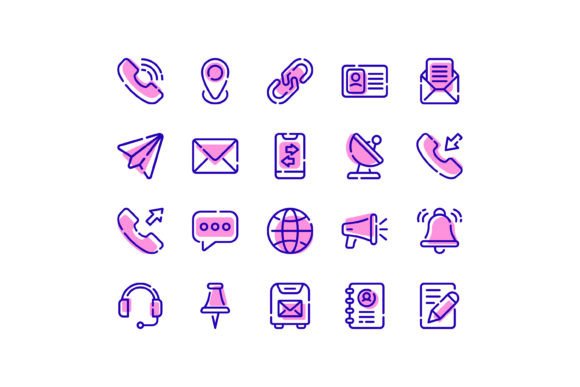 Download Contact Us - Icon Set - Contact Collection