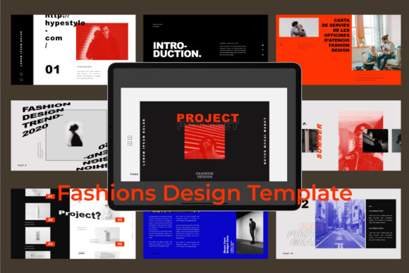 Download FASHION DESIGN Keynote Template - Keynote template Collection