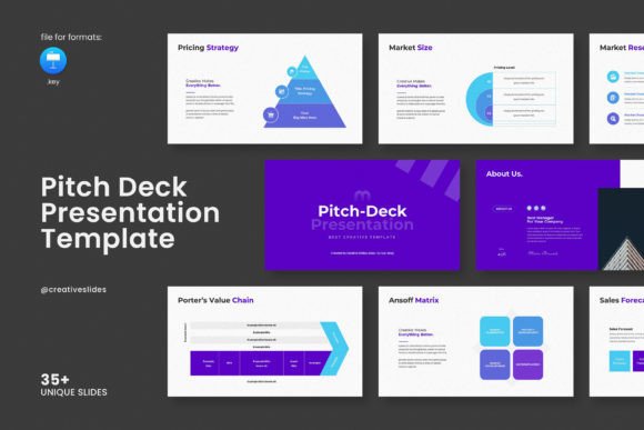 Download Pitch Deck Keynote Template - Keynote template Collection