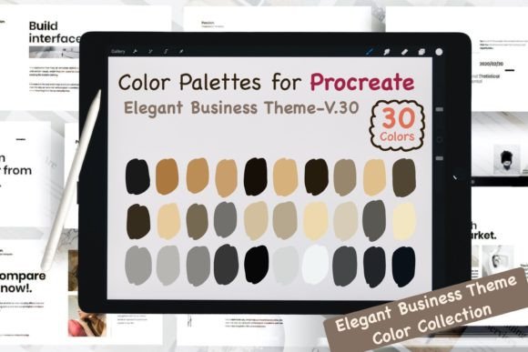 Download Procreate Color Palettes-Elegant Biz V30 - Biz Collection